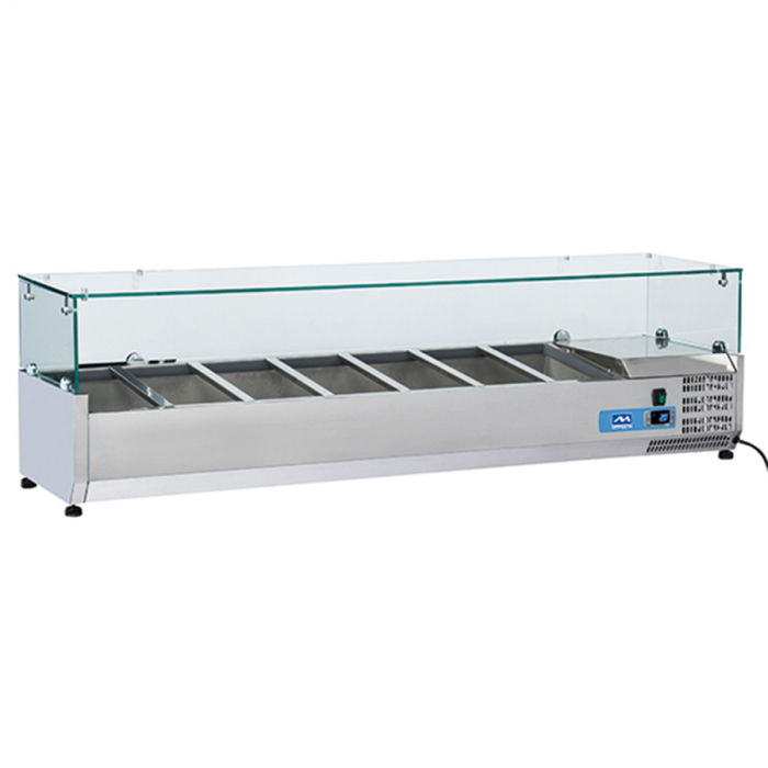 Kühlaufsatzvitrine h=150 mm | +2°/+8°C